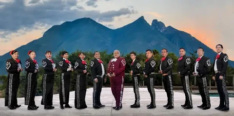 MARIACHI ESTRELLAS DE MÉXICO CON EL OSITO POLAR CARLOS HUGO